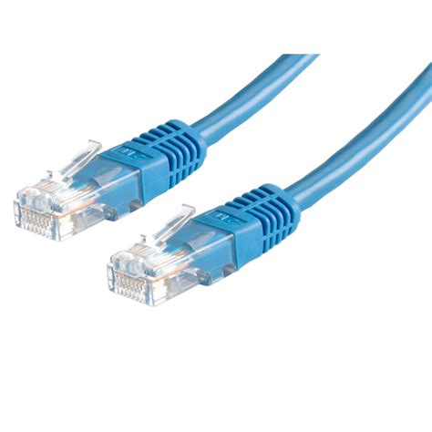 ROLINE UTP Patch Cord Cat 5e Class D Blue 0 5 M SECOMP