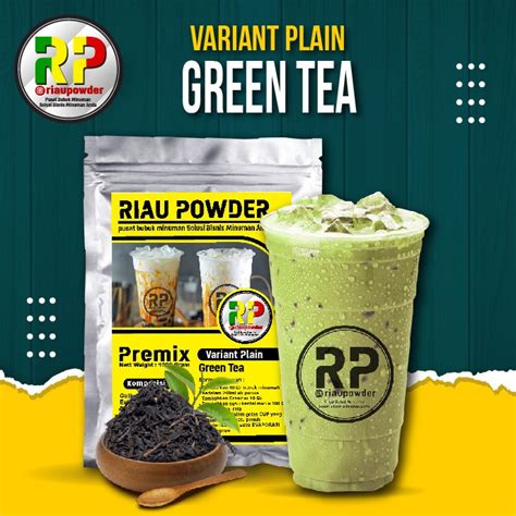 Jual Plain Bubuk Minuman Green Tea Kg Bubuk Green Tea Kg Green