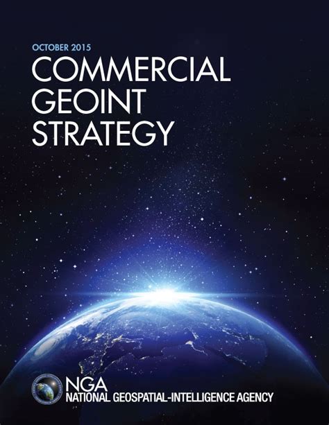 NGA Establishes Commercial GEOINT Strategy Earth Imaging Journal