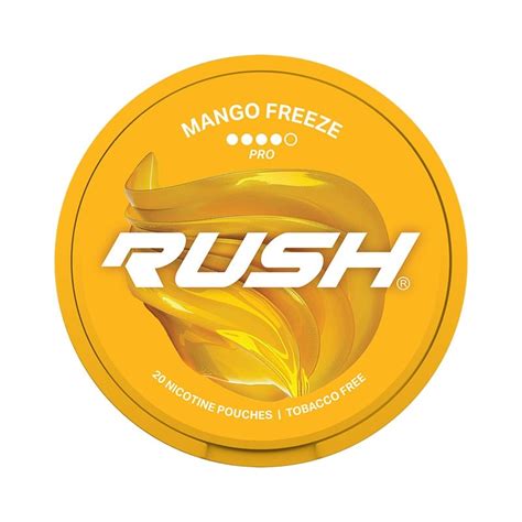 RUSH Mango Freeze: Verfrissende Nicotinezakjes met Mango Smaak ...