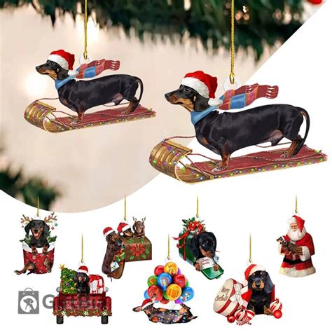 Dachshund Christmas Tree Ornaments T Bia