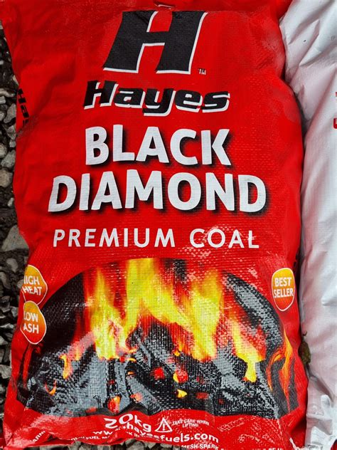 Hayes Black Diamond Premium Coal 20kgs Landscape And Garden Supplies