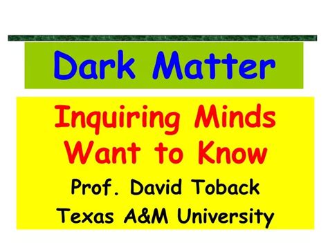 Ppt Dark Matter Powerpoint Presentation Free Download Id 9473683