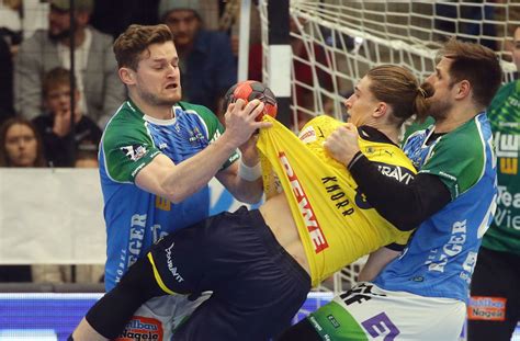 Frisch Auf G Ppingen Gibt Sieg Gegen Rhein Neckar L Wen Aus Der Hand