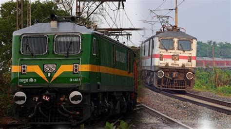 WAG9 Powering Freight Trains Meets With WAP7 Maal Gaadi Goods