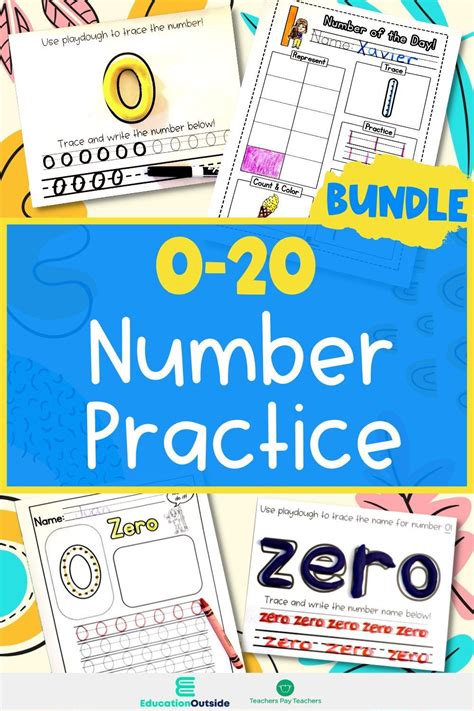 Practice The Numbers 0 20 In A Ton Of Ways With Our Number Practice