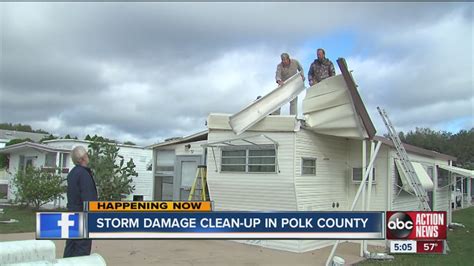 Davenport Residents Clean Up After Wednesday Night Storms Youtube