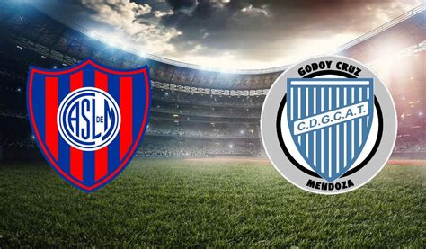 Godoy Cruz Vs San Lorenzo Por La Liga Profesional Horario Y Tv