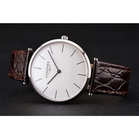 Svizzero Longines Grande Classique Quadrante Bianco Cassa In Acciaio