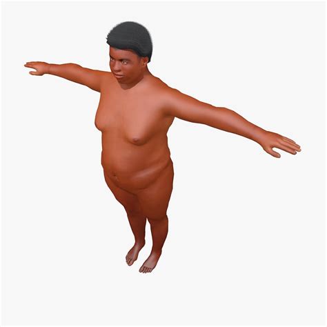 Ds Realistically Nude Fat African Male