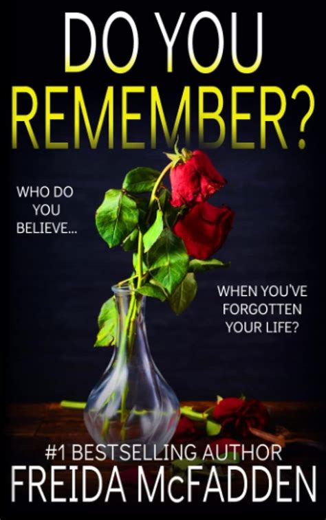 Do You Remember Freida Mcfadden, Do You Remember Book, Ebook | Inspire ...