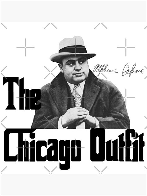 Capone Chicago Outfit Mafia Gangster Godfather Poster For Sale By