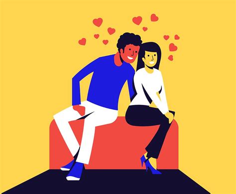 Couple In Love Illustration 240062 Vector Art At Vecteezy