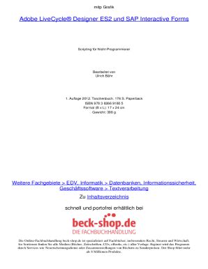 Fillable Online Adobe Livecycle Designer Es Und Sap Interactive Forms