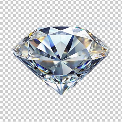 Diamante Em Fundo Transparente Psd Premium