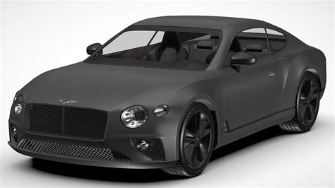 Bentley Continental Gt 2022 Buy Royalty Free 3d Model By Nlm Nlm