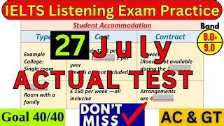 July Ielts Listening Test With Answers Ielts