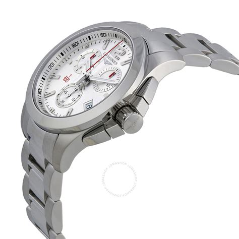 Longines Sport Conquest Silver Dial Stainless Steel Mens Watch