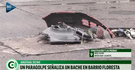 Ins Lito Un Bache En El Barrio Floresta Est Se Alizado Por Un