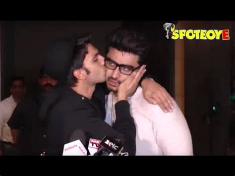 Ranveer Singh Arjun Kapoors Ultimate Bromance At Ki Ka Screening