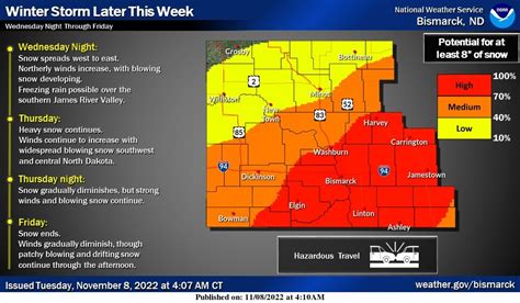 Winter storm bearing down on North Dakota; Monday snow causes dozens of ...