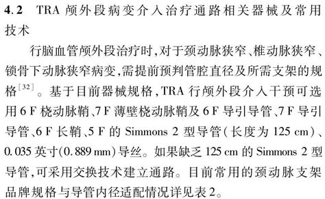 经桡动脉或远端桡动脉入路行脑血管介入操作中国专家共识 医学界 助力医生临床决策和职业成长