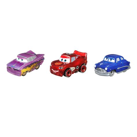 Disney And Pixar Cars Toys Mini Racers 3 Pack Metal Toy Cars