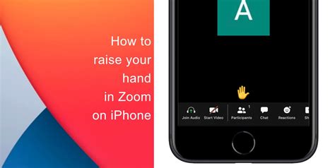 How to raise your hand in Zoom on iPhone | iThinkDifferent