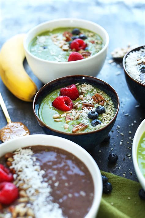 Super Green Smoothie Bowl Minimalist Baker Recipes