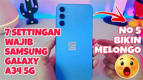 Setting Wajib Samsung Galaxy A G Fitur One Ui Youtube