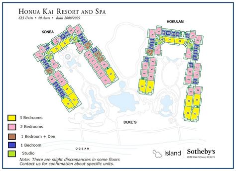 Honua Kai Resort Map - Campus Map