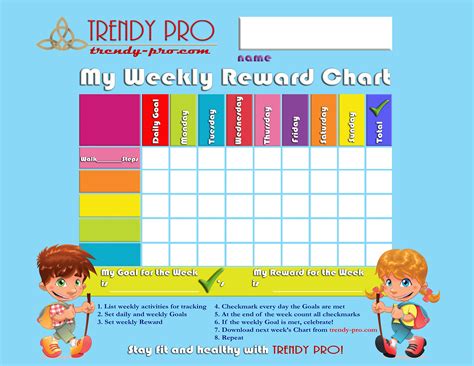 Reward Chart Template Word