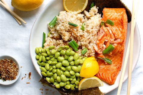 Japanese Salmon Rice Bowls Easy Dinner Recipe Unpeeled Journal