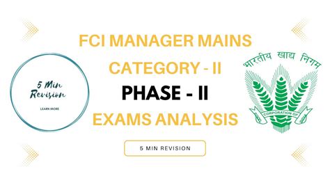 Fci Category Ii Phase Ii Exam Analysis Fci Category Exam Analysis