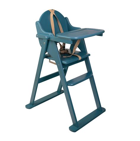 Safetots Folding High Chair, Wooden, Putaway Baby Highchair, All ...