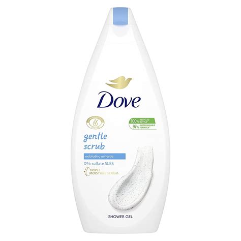 Dove Gentle Exfoliating Nourishing Body Wash Ml Pack Of