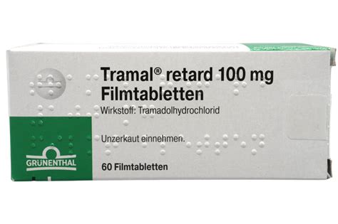 Tramal Retard 100 Mg Filmtabletten Wirkung Nebenwirkungen