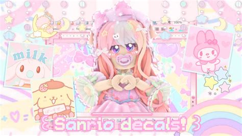 🍼 30 Kawaii Sanrio Decals For Your Royale High Journal 3 ୨୧ Youtube