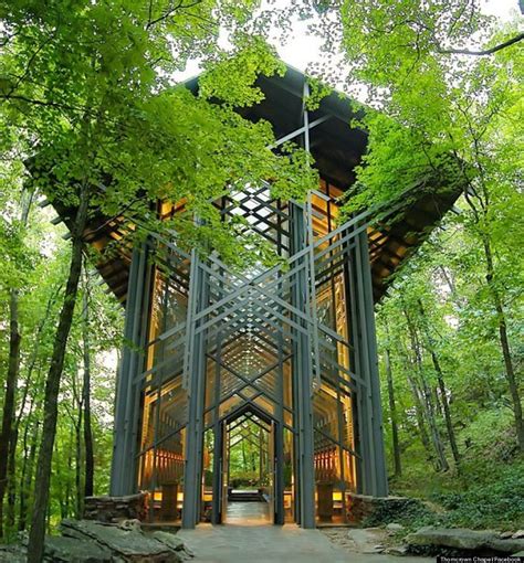 Arkansas Thorncrown Chapel Is The Glass Church In The Woods So Close To God Photos Huffpost