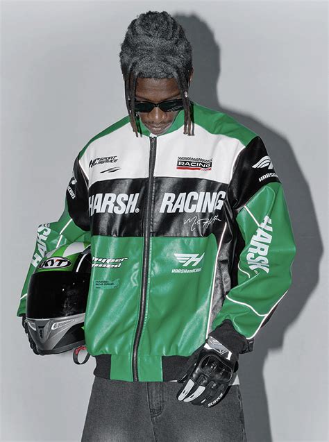 racing jacket collection trendy streetwear   face  face
