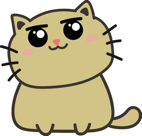 Lindo Gato De Dibujos Animados Gatito 8483870 Png