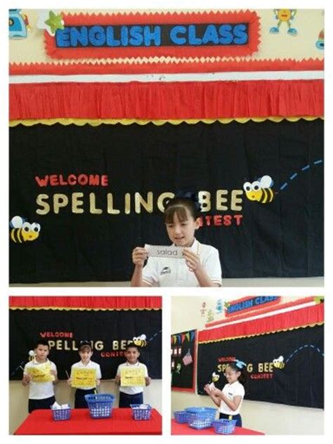 Spelling Bee Contest Bulletin Board School ♡ Pinterest Bulletin