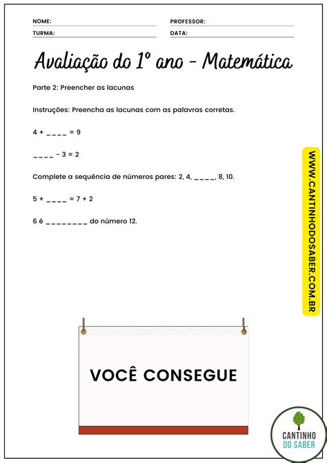 Avalia O De Matem Tica Ano Bimestre Para Imprimir Roaredu