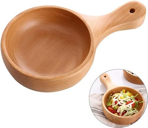 Iamagie Ensaladera De Madera Para Frutas Aperitivos Alimentos