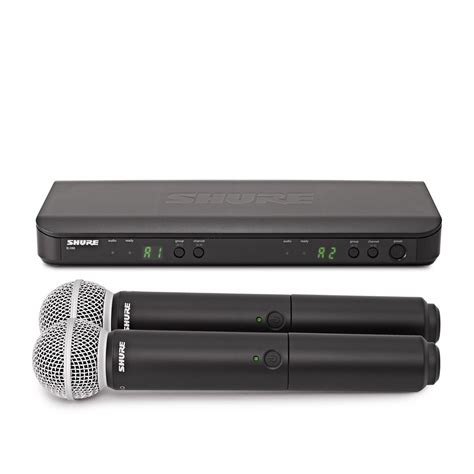 Disc Shure Blx E Sm Dual Handheld Wireless Microphone System M