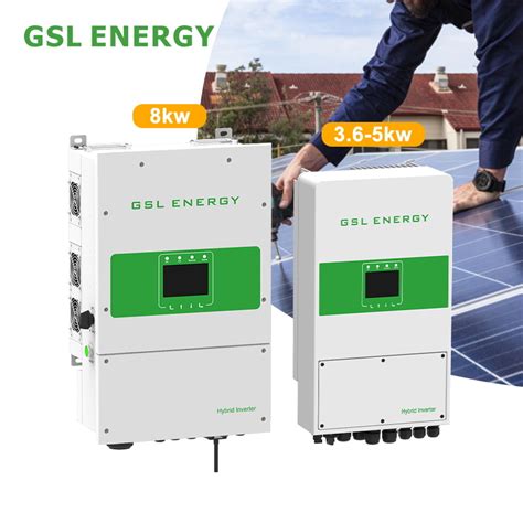 Gsl CE Certificate 48V 3 6kw 5kw 8kw Widely Used Single Phase Solar