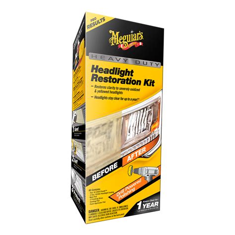 Meguiar S® Heavy Duty Headlight Restoration Kit G2980 Kit Meguiar S