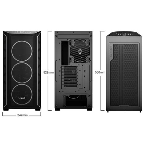 Be Quiet Shadow Base Fx Black Midi Tower Noir Pccomponentes Fr