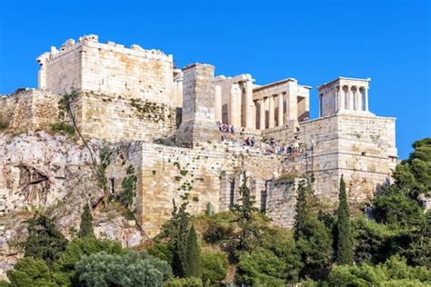 Premium Photo | Propylaea of Acropolis in Athens Greece