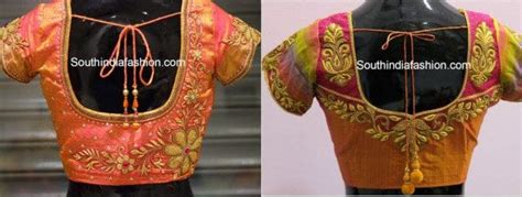 5 Artistic Zardosi Work Patterns To Try Out On Blouses!